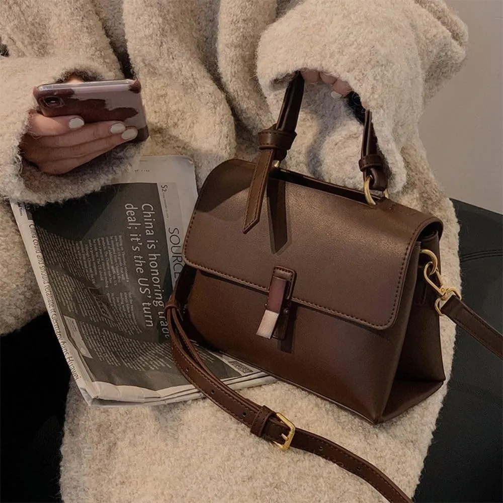 Women Shoulder Bags Genuine Leather Satchels Nutcracker Decoration Messenger Bag Large Capacity Tote