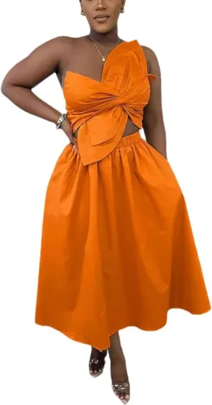 Women Summer Spaghetti Strap Dresses Sleeveless One Shoulder Twist Cut Out a Line Flowy Dress Casual Maxi Dress