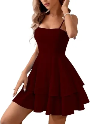 Women's Backless Bow Tie Short Dress Summer Models Sexy Halter Dresses Graduation Dress for Women