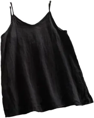 Women's Holiday Loose Camisole Summer Solid All-Match Casual Highstreet Sleeveless Vest