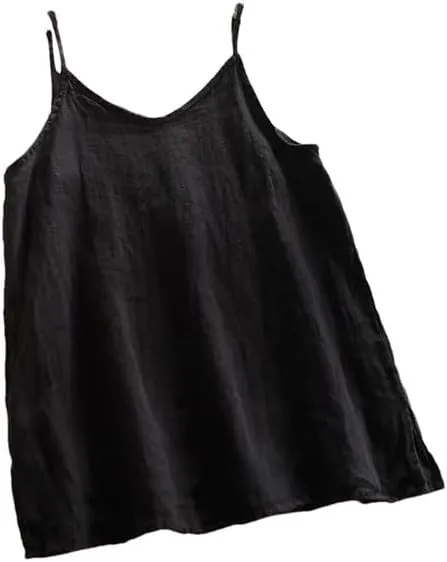 Women's Holiday Loose Camisole Summer Solid All-Match Casual Highstreet Sleeveless Vest
