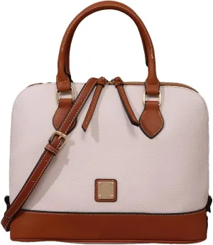 Womens Trendy Vegan Leather Handnag Purse Large Shell Tote Crossbody Bag Working Shoulder Bag Top Handle Satchels