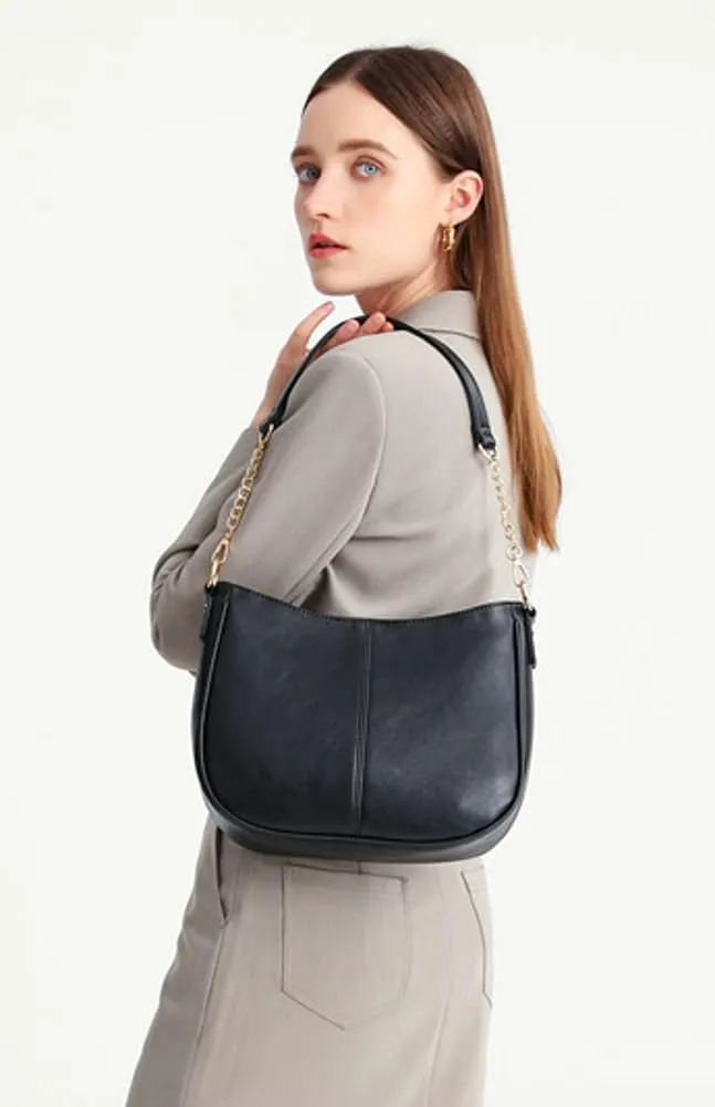 Women's Vegan Leather Shoulder Bag Fashion Crossbody Bag Wallet Totes Trendy Handbag Underarm Purse Satchel
