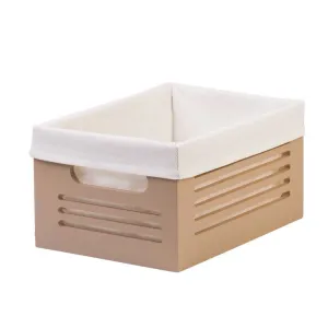 Wooden Tan Storage Bins - Small  (Wholesale)