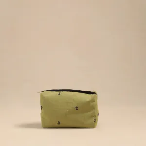 Yellow - Handmade Cotton Toiletry Pouch 05