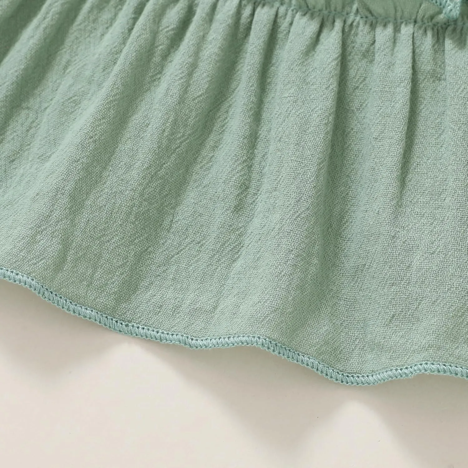 YOUNGER TREE Toddler Dress Baby Girl Summer Clothes Ruffle Sleeve Smock Beach Boho Dresses Sundress