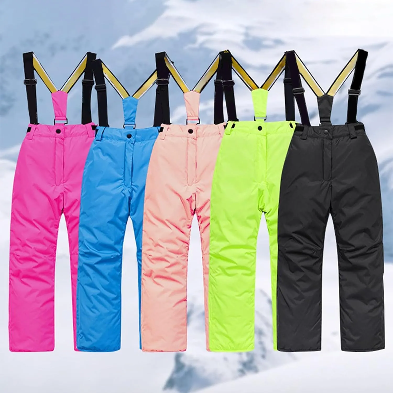 Youth Snowsuit Clothes Pants Sets Baby Girls Hoodie Zipper Cotton Puffer Coats Jacket And Ski Long Pants 2pc Outfits